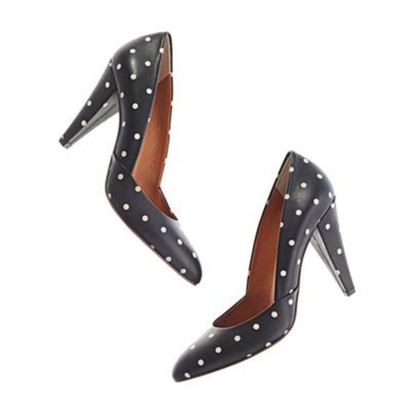 Madewell Shoes - Madewell film noir polka dot pumps